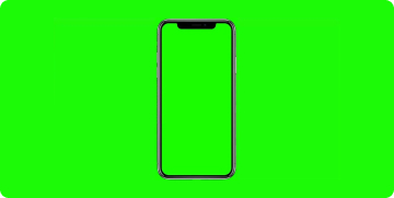 Зеленый экран на Айфоне